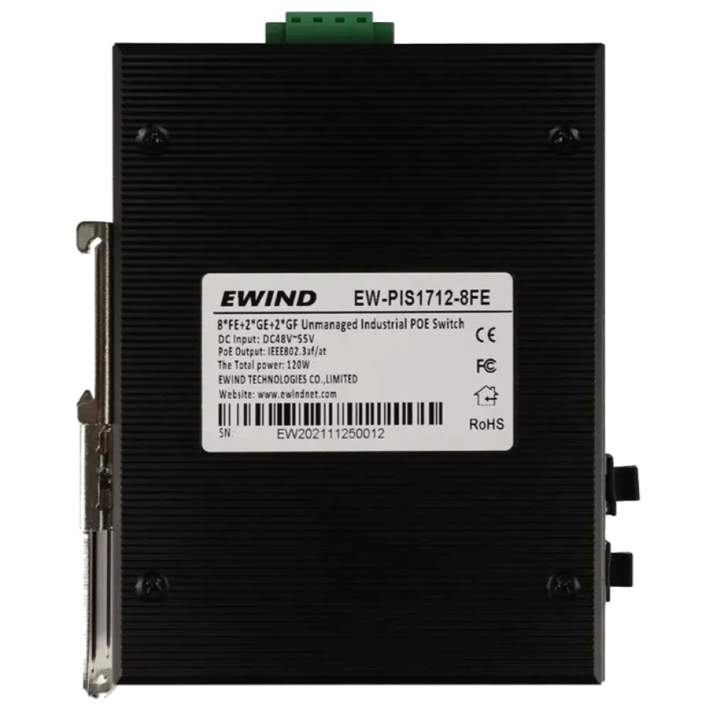 EW-PIS1712-8FE EWIND 8-портовый промышленный 10/100M PoE коммутатор
