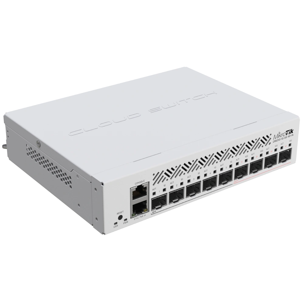 CRS310-1G-5S-4S+IN MIKROTIK 10G SFP+ коммутатор