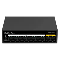 RG-ES110F-P RUIJIE REYEE 10-портовый 10/100Мб неуправляемый PoE коммутатор