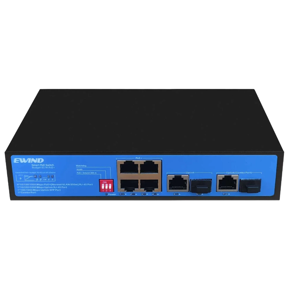 EW-S1907CG-AP EWIND 7-портовий гігабітний PoE комутатор