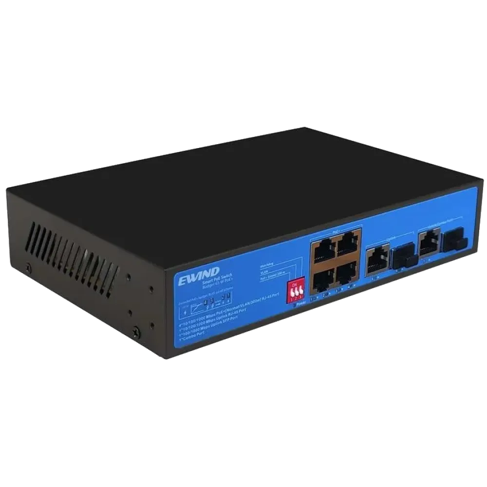 EW-S1907CG-AP EWIND 7-портовий гігабітний PoE комутатор