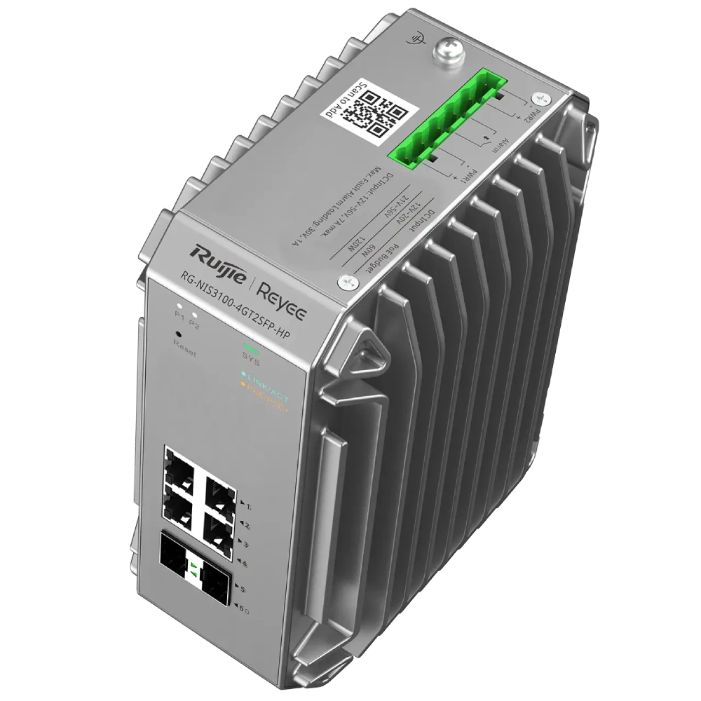 RG-NIS3100-4GT2SFP-HP RUIJIE REYEE Промышленный коммутатор для суровых условий эксплуатации