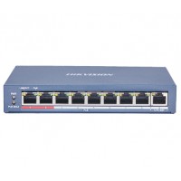 DS-3E0109P-E(C) HIKVISION 8-портовий некерований POE комутатор