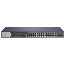 DS-3E0528HP-E HIKVISION 24-портовый неуправляемый Hi-PoE коммутатор