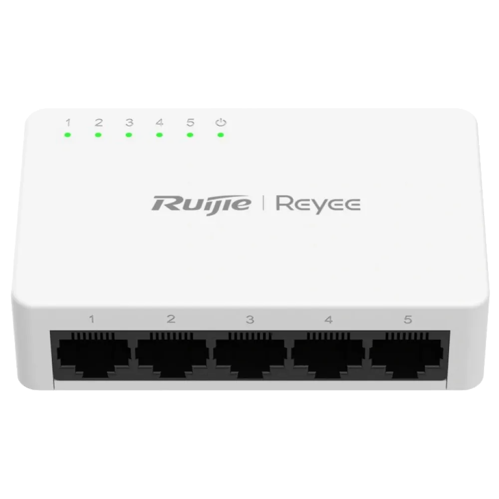 RG-ES05G-L RUIJIE REYEE 5-портовый гигабитный неуправляемый коммутатор
