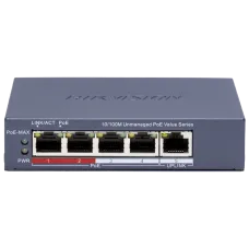 DS-3E0105P-E/M(C) POE HIKVISION Коммутатор 5 портов неуправляемый