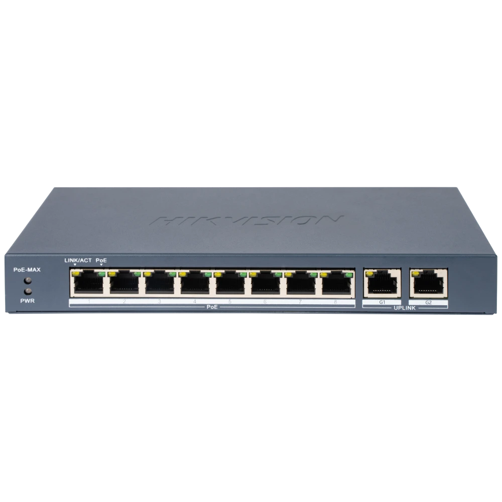DS-3E1310P-EI(B) PoE HIKVISION Коммутатор 10 портов управляемый