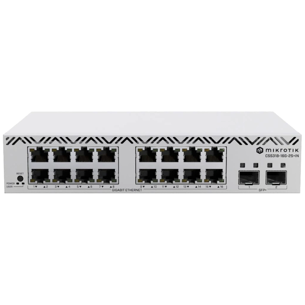 CSS318-16G-2S+IN MIKROTIK Коммутатор 16 портов управляемый