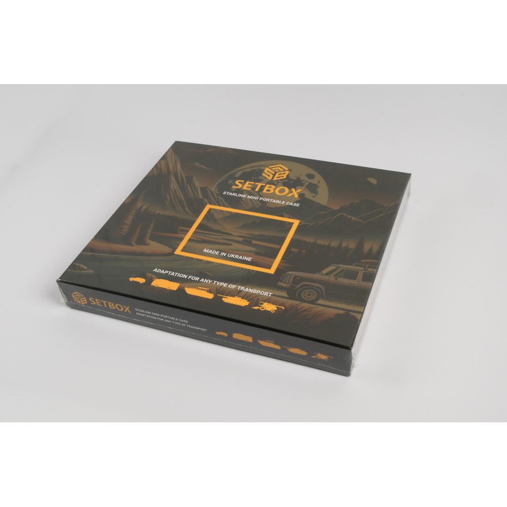 STARLINK MINI BOX 12V SETBOX Адаптированный STARLINK MINI для авто с питанием 12 В STARLINK MINI BOX 12V SETBOX Адаптированный STARLINK MINI для авто с питанием 12 В