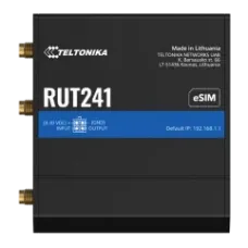 RUT241 TELTONIKA Промисловий стільниковий маршрутизатор з 4G LTE, Wi-Fi, eSIM