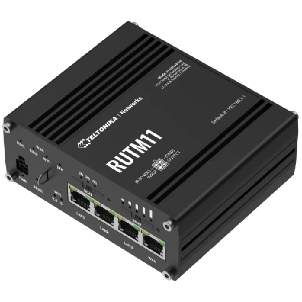 RUTM11 Wi-Fi 5 TELTONIKA Промисловий маршрутизатор