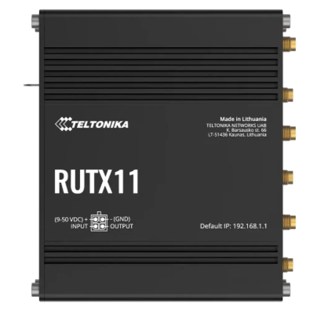 RUTX11 TELTONIKA Промисловий стільниковий маршрутизатор