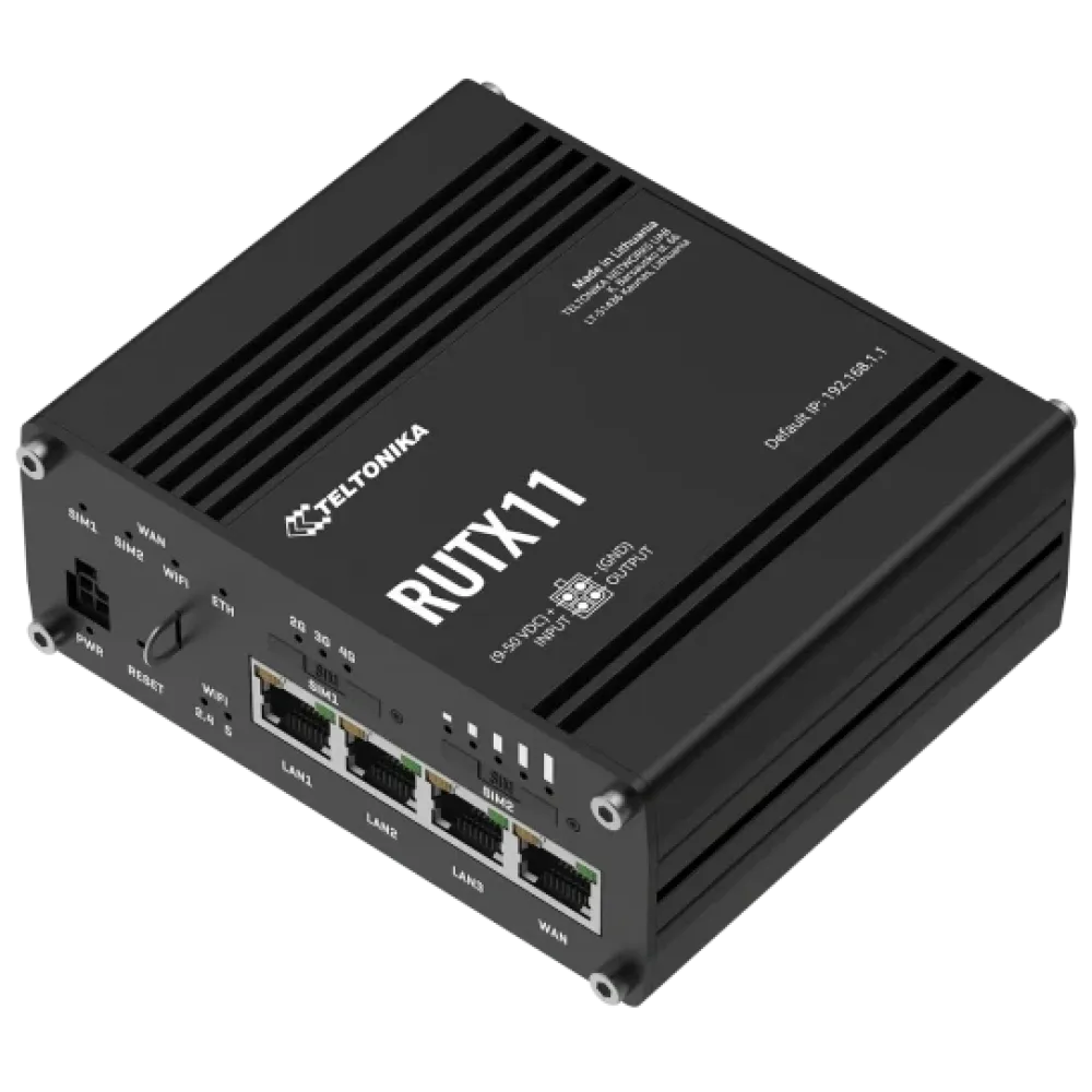 RUTX11 TELTONIKA Промисловий стільниковий маршрутизатор