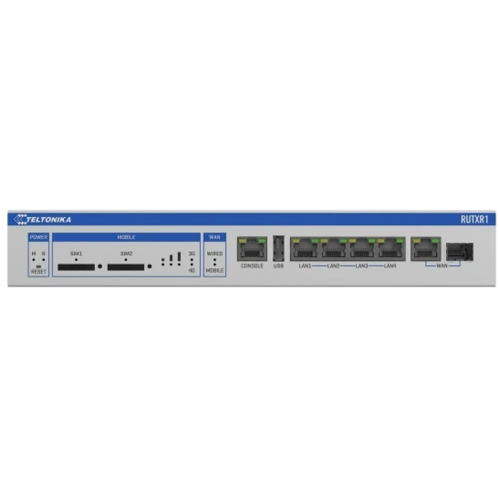 RUTXR1 LTE SFP TELTONIKA Промисловий стільниковий маршрутизатор