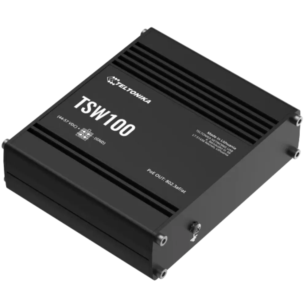 TSW100 POE+ TELTONIKA Коммутатор 5 портов неуправляемый