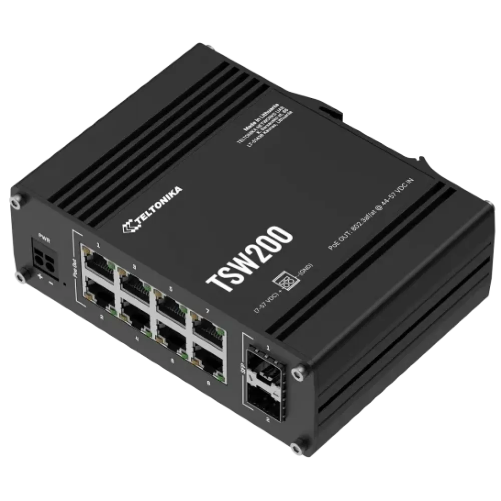 TSW200 TELTONIKA Коммутатор 8 портов неуправляемый