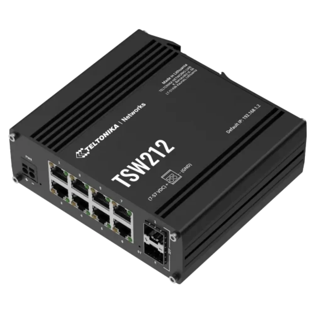 TSW212 TELTONIKA Коммутатор 8 портов управляемый