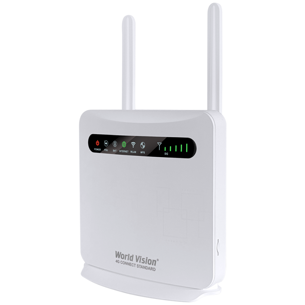 4G CONNECT STANDARD WORLD VISION Стационарный 3G/4G Wi-Fi роутер с входами для MIMO антенны