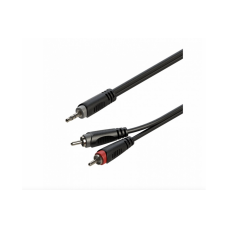 2RCA1Jm DV AUDIO межблочный стерео кабель 2 x RCA - mini Jack 3.5 мм
