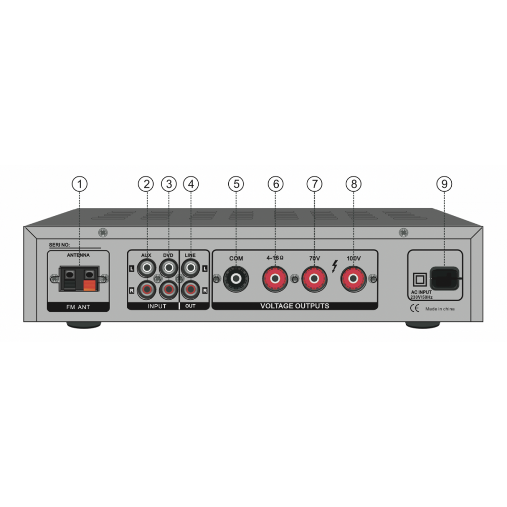 MA302MS4W DV AUDIO комплект фонового звуку