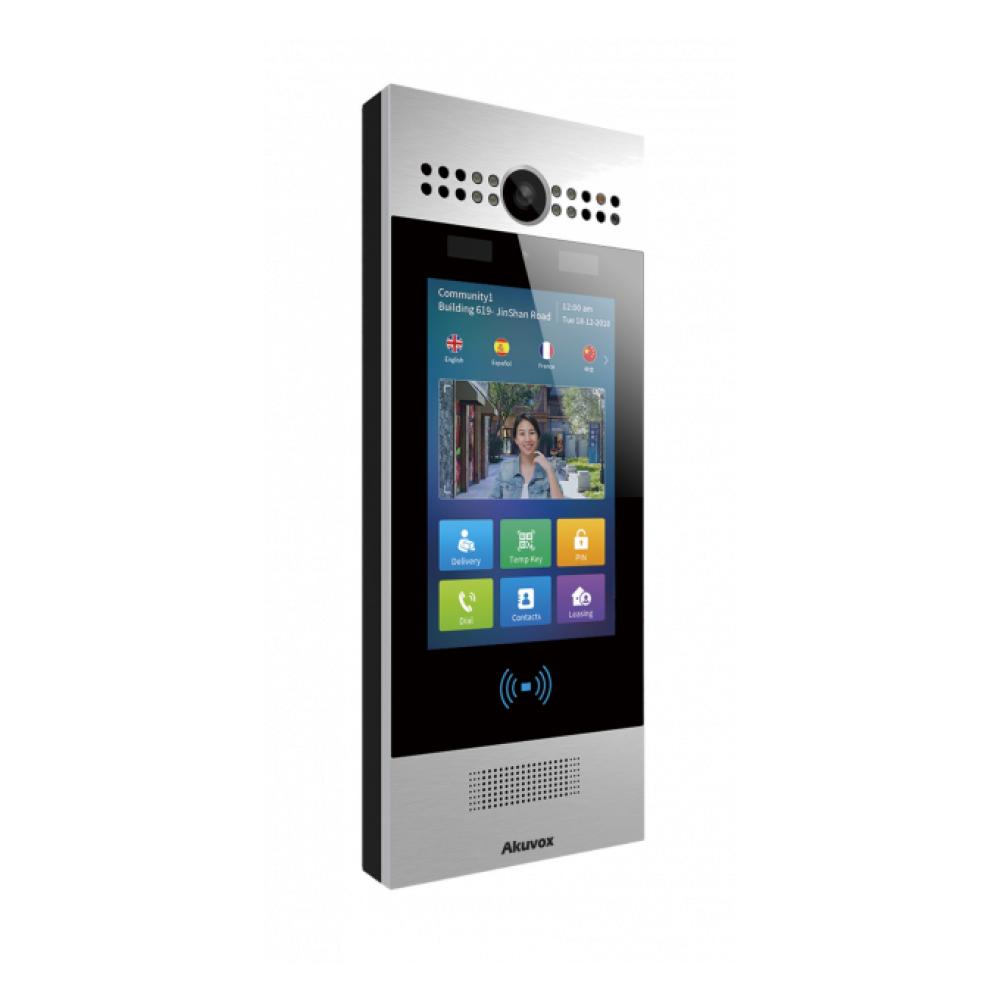 AKUVOX R29C - Многоабонентная вызывная панель на Android (распознавание лиц, Bluetooth)