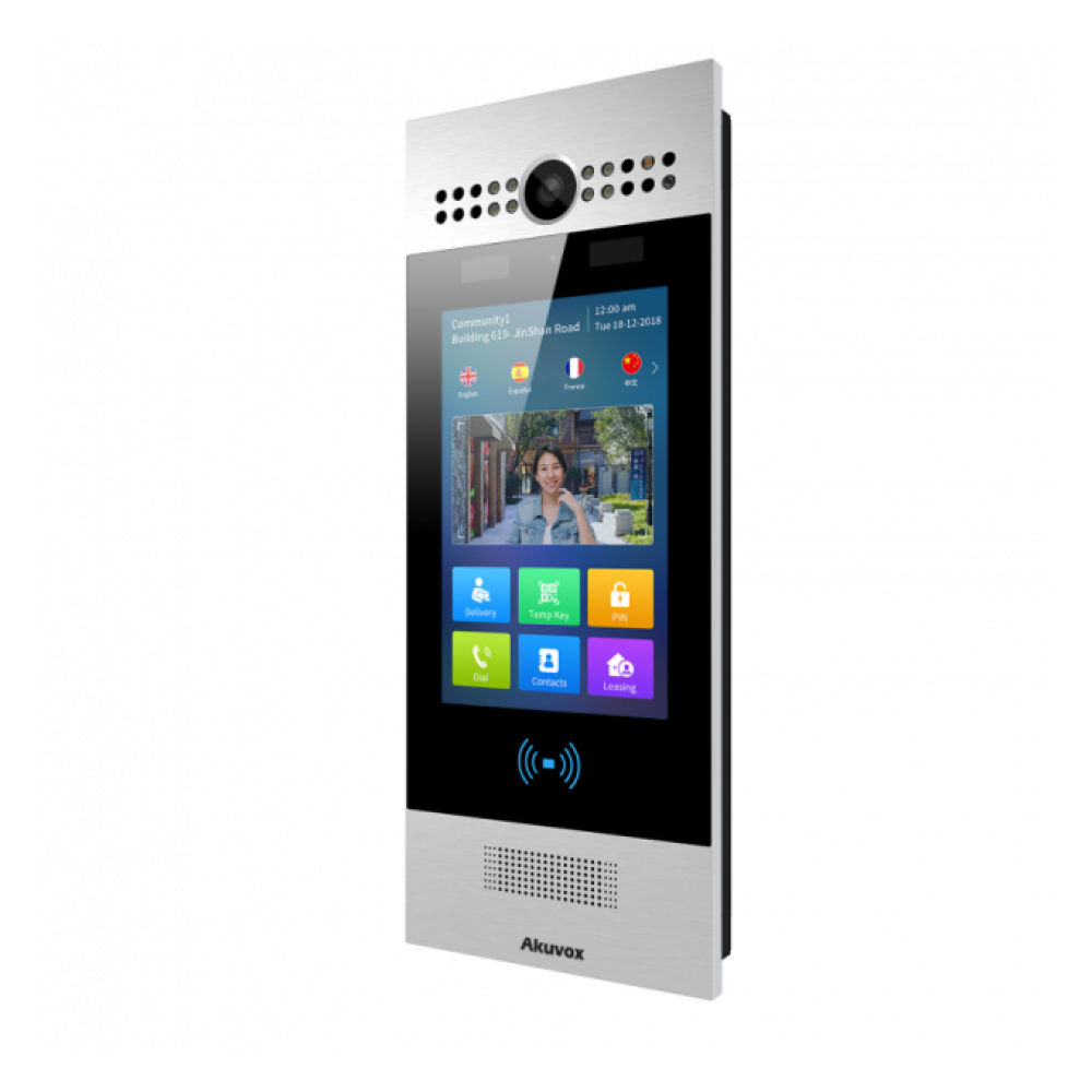 AKUVOX R29C - Многоабонентная вызывная панель на Android (распознавание лиц, Bluetooth)