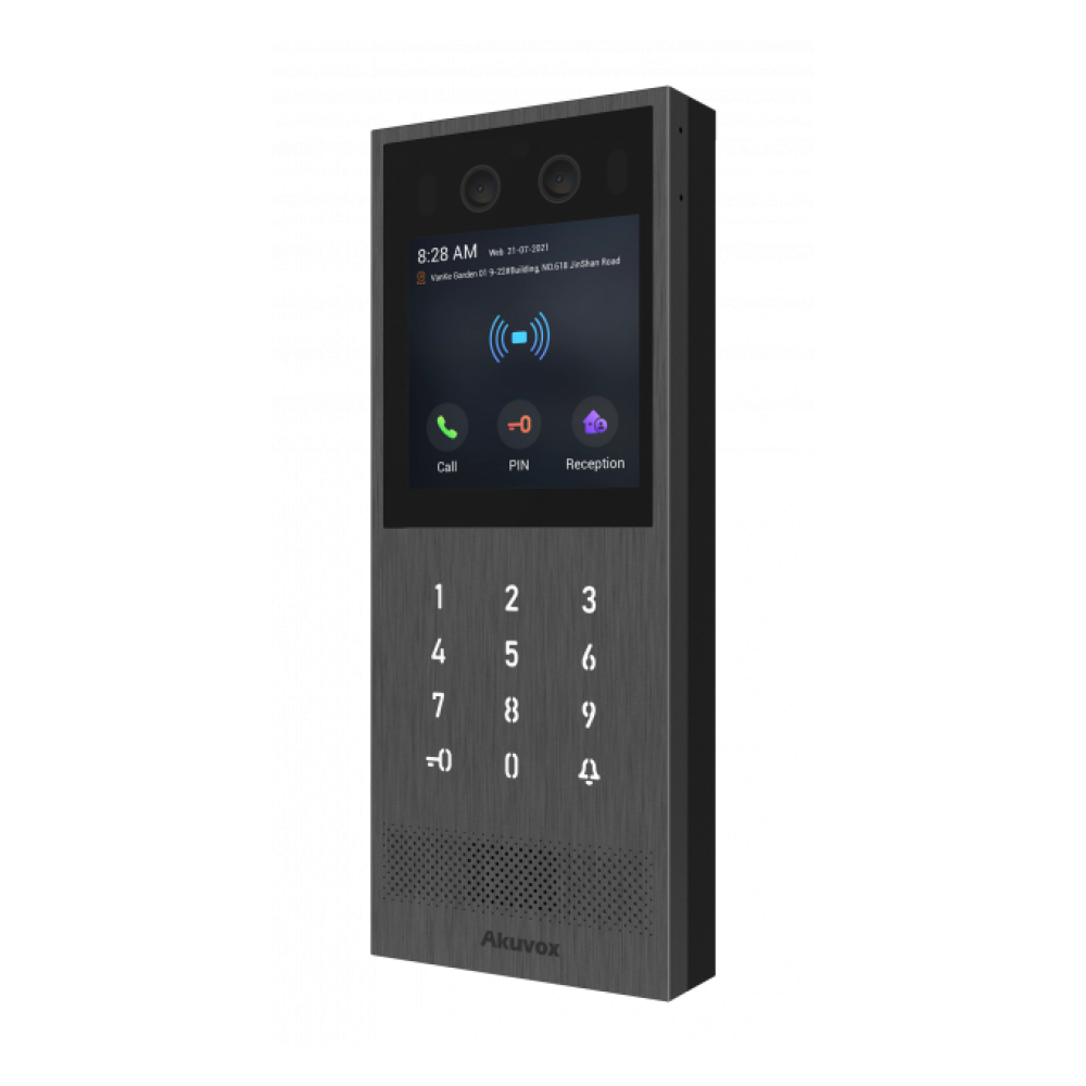 AKUVOX X912S - Багатоабонентна виклична панель з розпізнаванням облич, NFC і Bluetooth