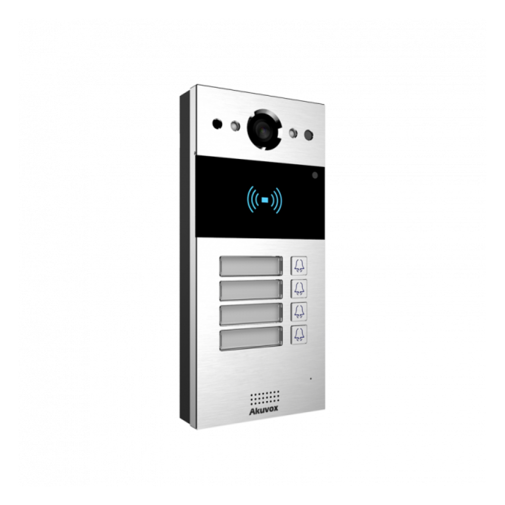 AKUVOX R20B - Чотирьохабонентна виклична панель
