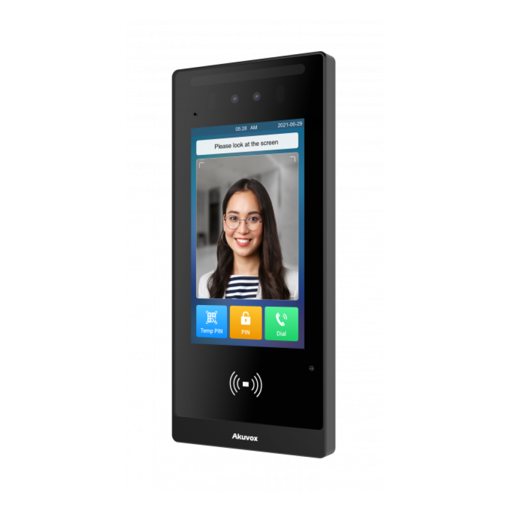 AKUVOX E18C - Багатоабонентна виклична панель з розпізнаванням облич, NFC і Bluetooth