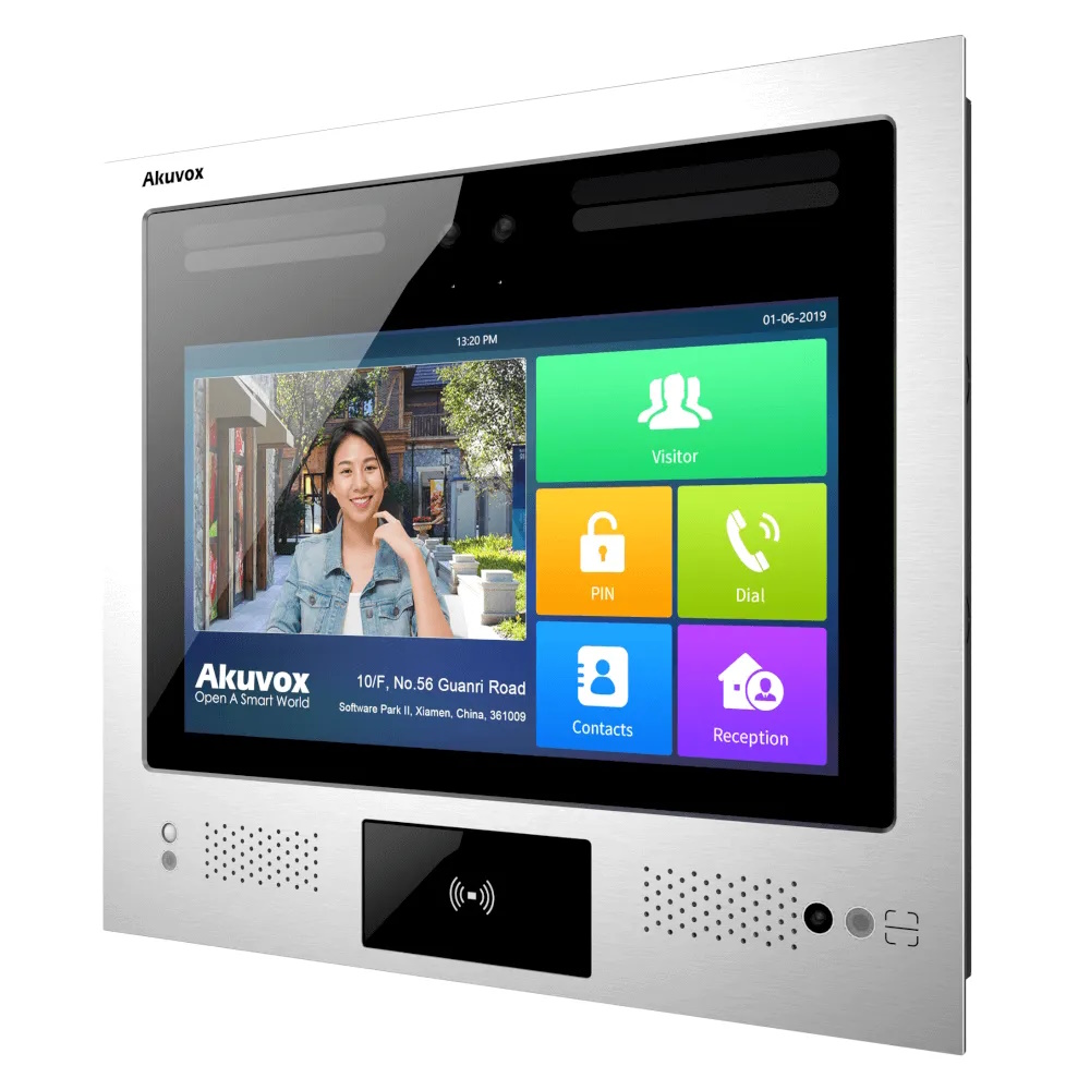 AKUVOX X916S - Багатоабонентна виклична панель на Android (розпізнавання облич)