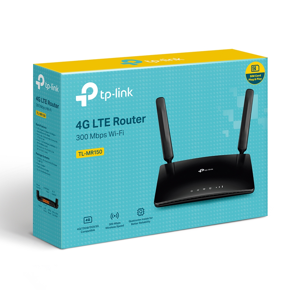Archer MR150 TP-LINK Стаціонарний 3G/4G Wi-Fi роутер із входами для MIMO антени